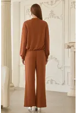 BRUSHED MODAL BOMBER JACKET