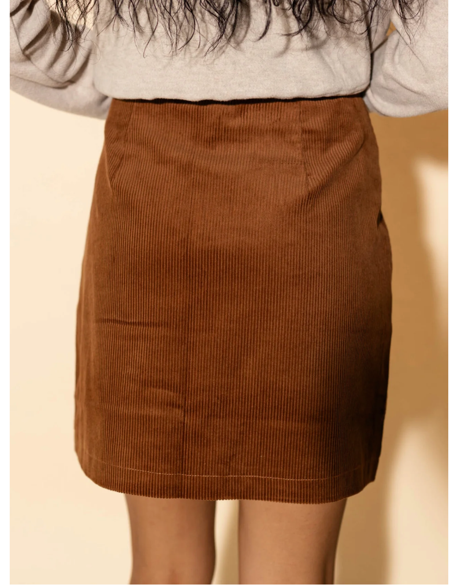 CORDUROY MINI SKIRT