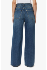 WIDE LEG STUDDED SLOUCH JEAN