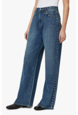 WIDE LEG STUDDED SLOUCH JEAN