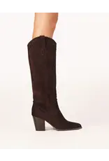 SUEDE CROSS STITCH TALL BOOT