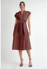 CATIE TRIM MIDI DRESS