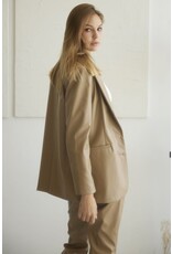 KATHERINE VEGAL LEATHER  BLAZER