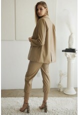 KATHERINE VEGAL LEATHER  BLAZER