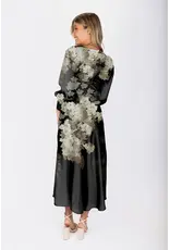 YAKIRA BELLA AUDRY DRESS LSLV RUSHED WAIST