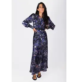 YAKIRA BELLA AUDRY DRESS LSLV RUSHED WAIST