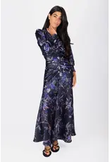 YAKIRA BELLA AUDRY DRESS LSLV RUSHED WAIST