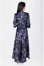 YAKIRA BELLA AUDRY DRESS LSLV RUSHED WAIST