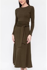 YAKIRA BELLA SARAH DRESS KNIT W/BELTED WAIST