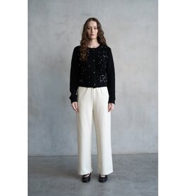 SEQUINED SWEATER CARDIGAN