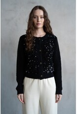 SEQUINED SWEATER CARDIGAN