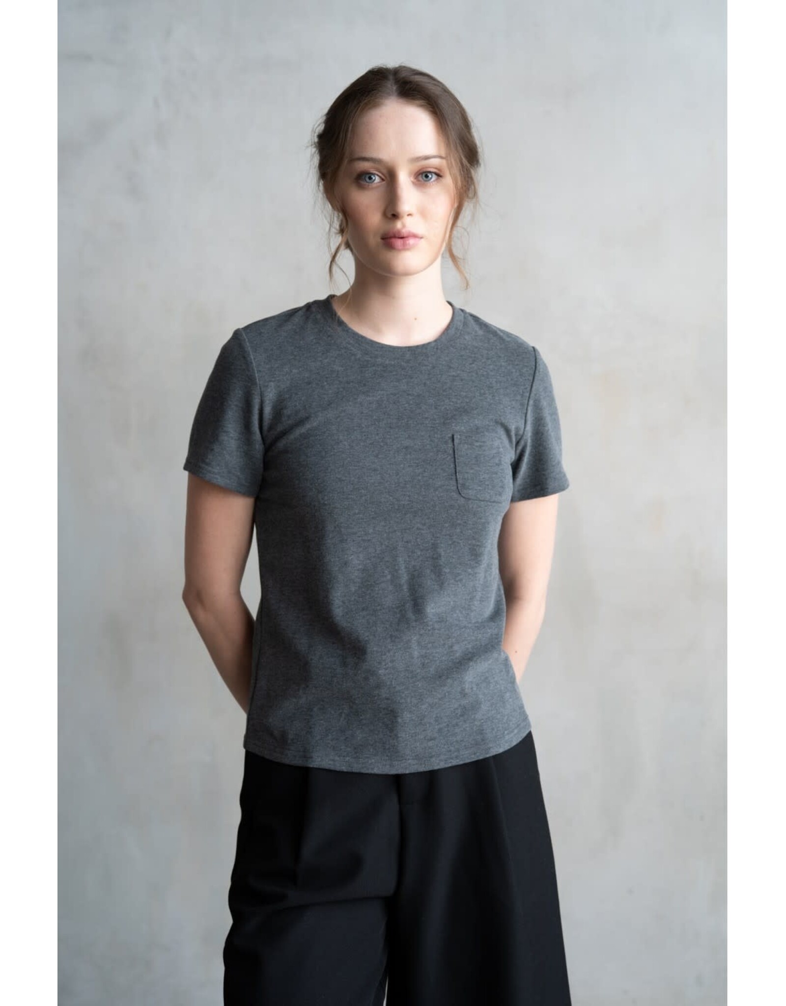 CREW NECK TSHIRT W/POCKET