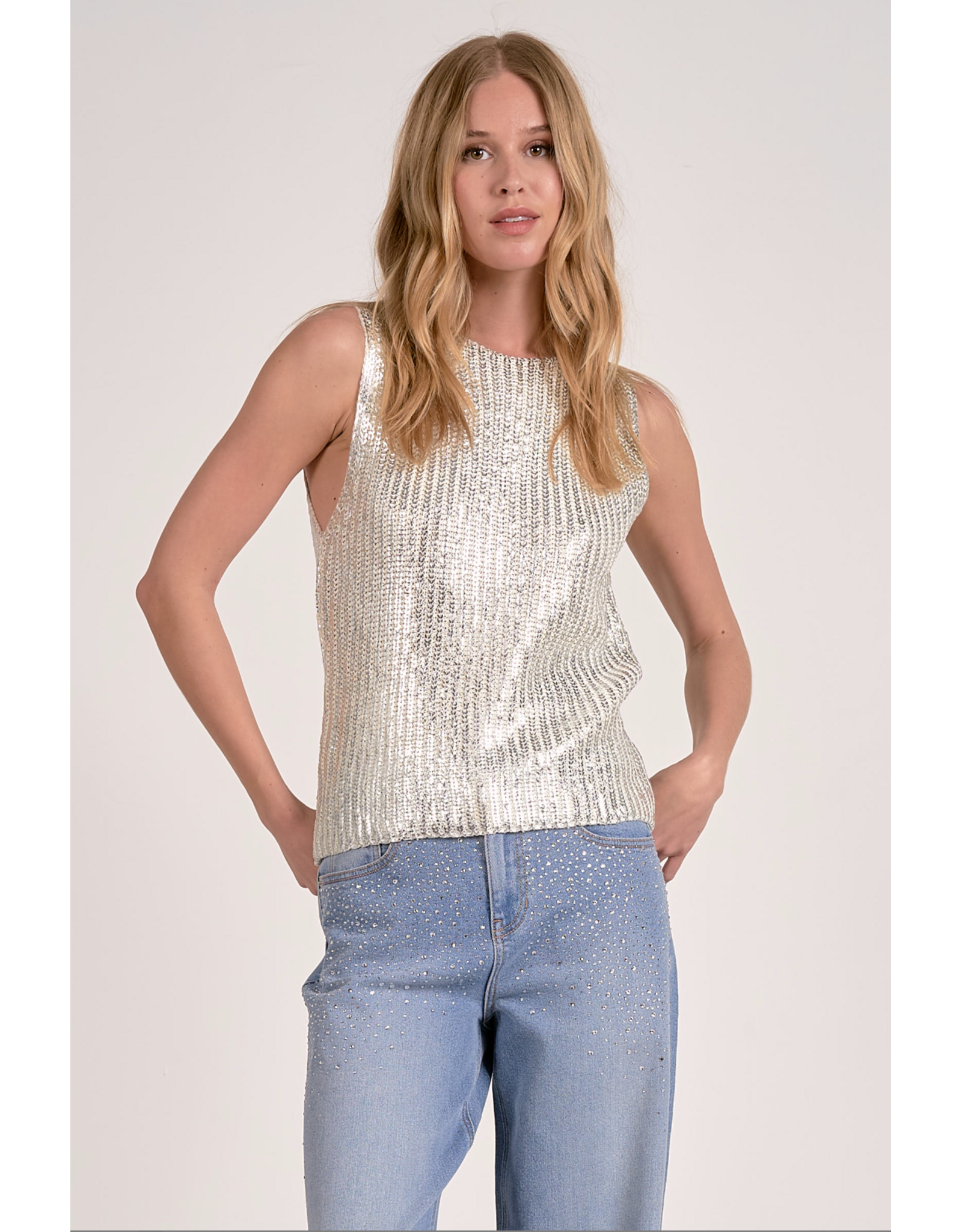 SLVLESS SEQUIN TANK