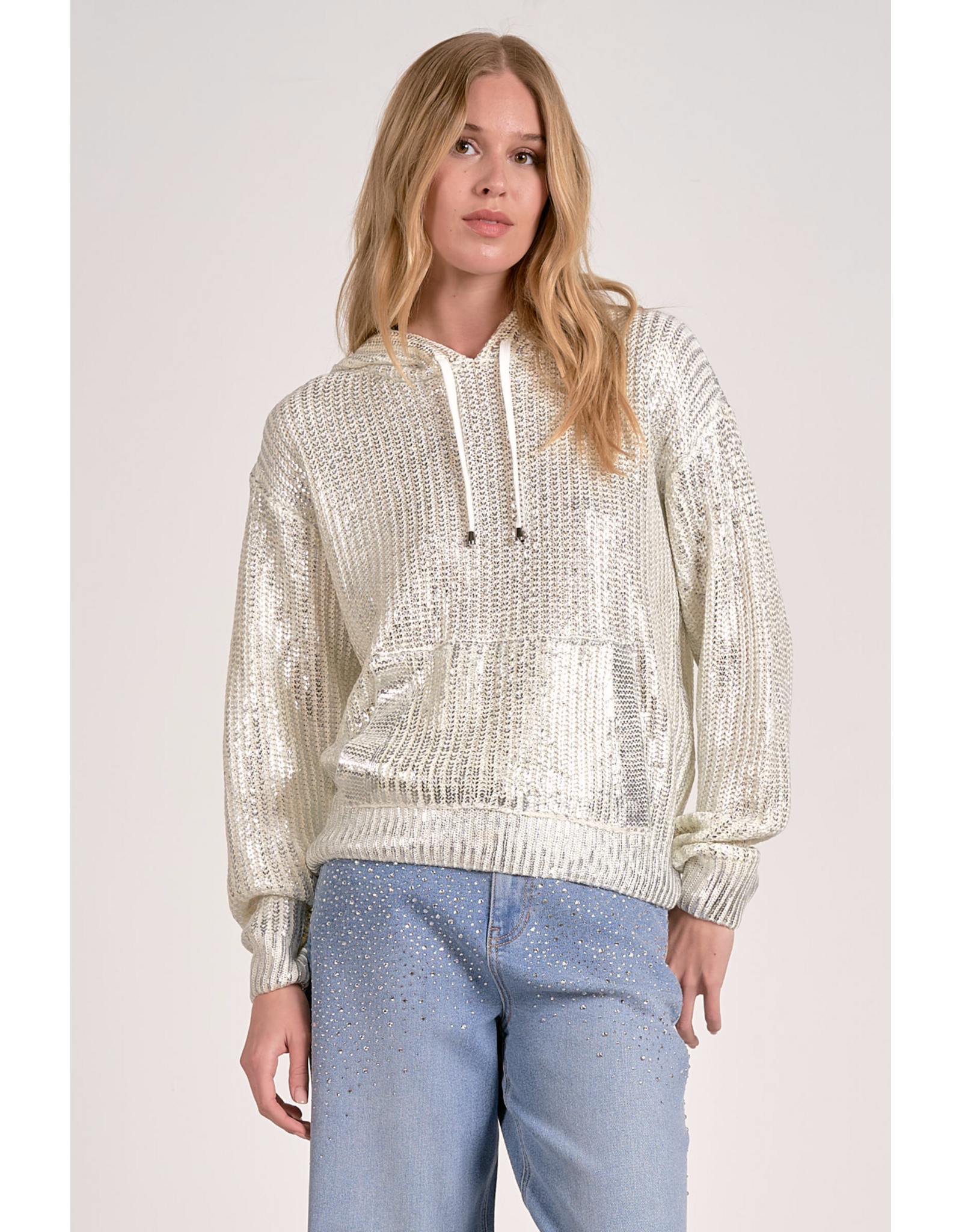 SEQUIN HOODIE