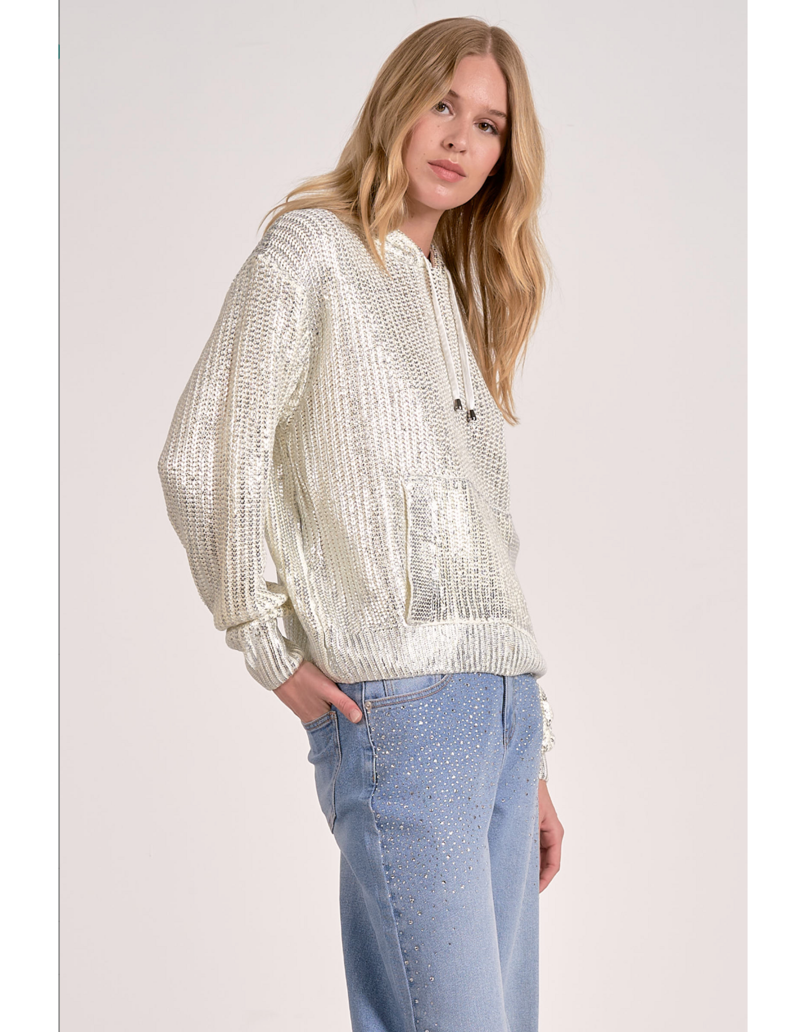 SEQUIN HOODIE