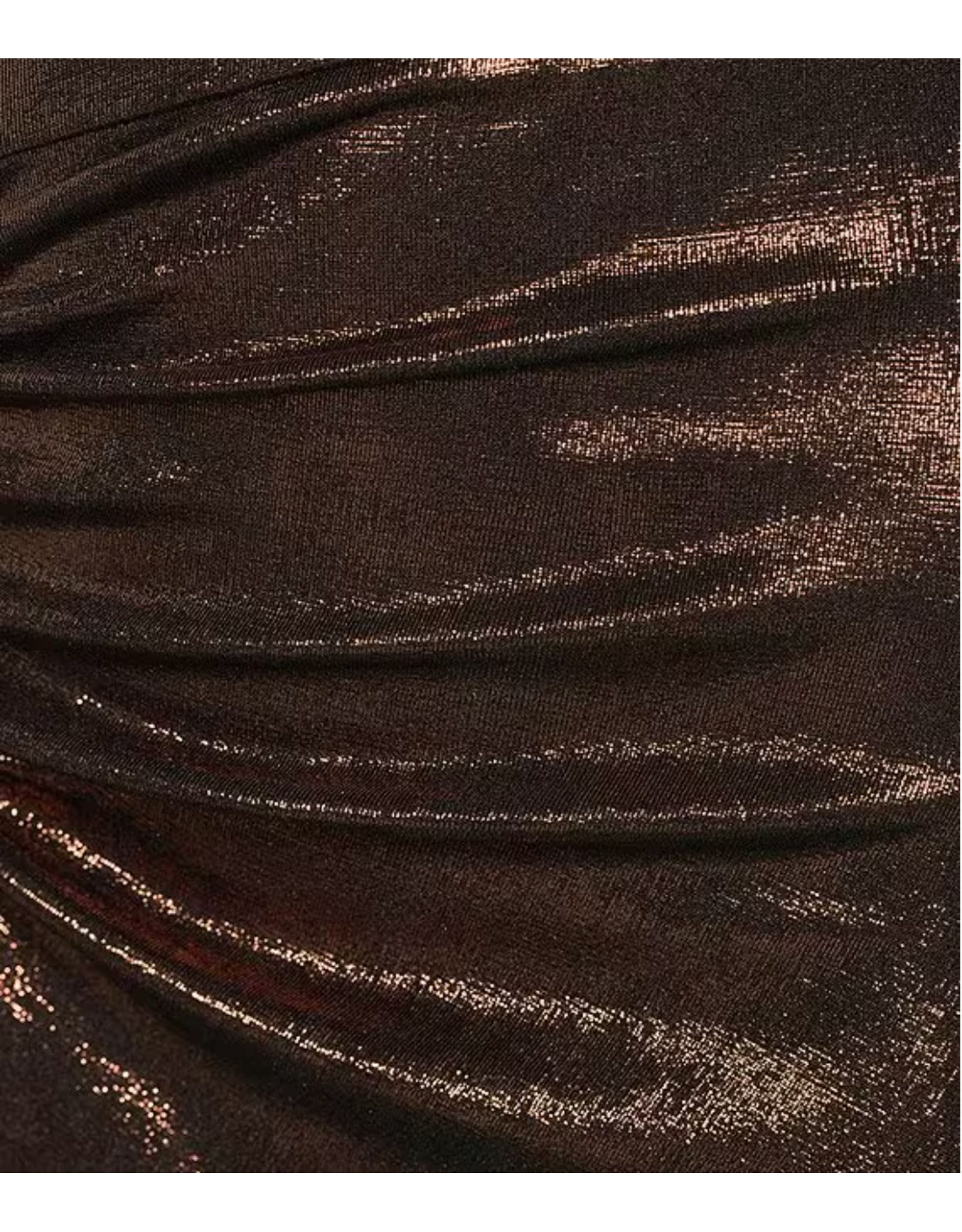 MIDI CAP SLEEVE METALLIC DRESS