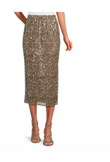 CHEETAH PRINT SEQUIN SKIRT