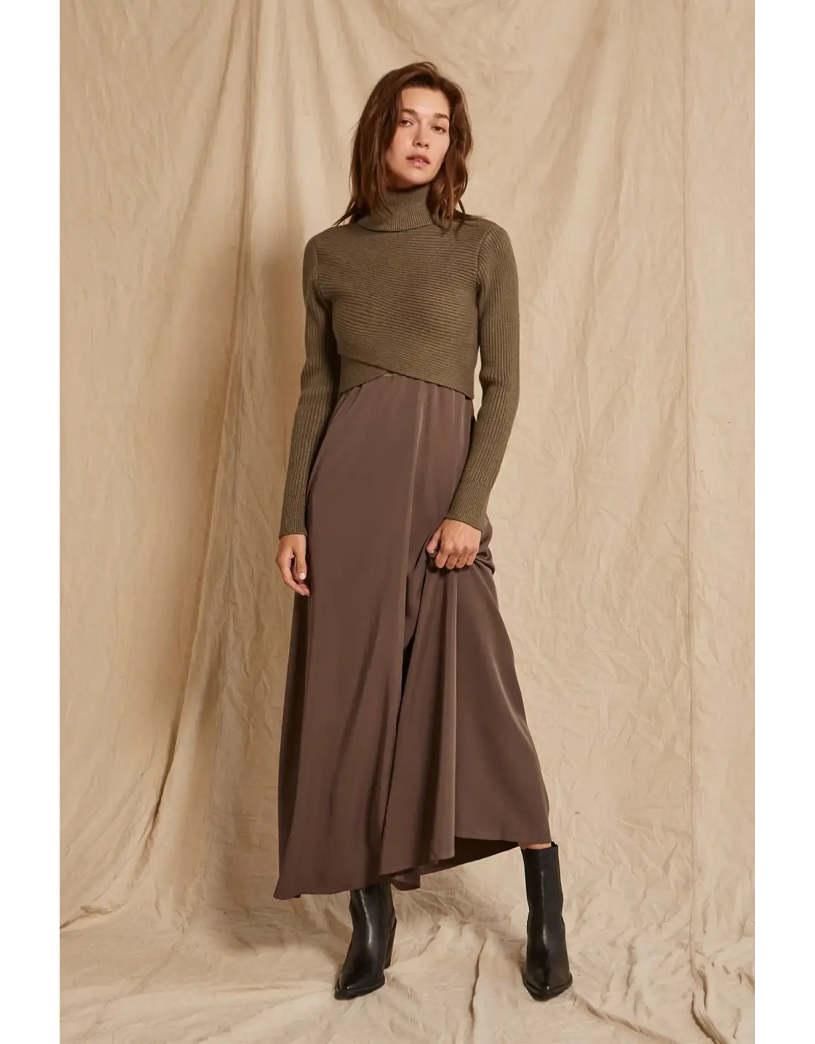 BROOKS DRESS AND SWEATER TWO PIECE SET