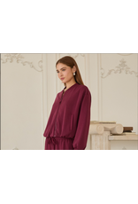 BRUSHED MODAL BOMBER JACKET