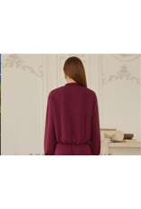 BRUSHED MODAL BOMBER JACKET