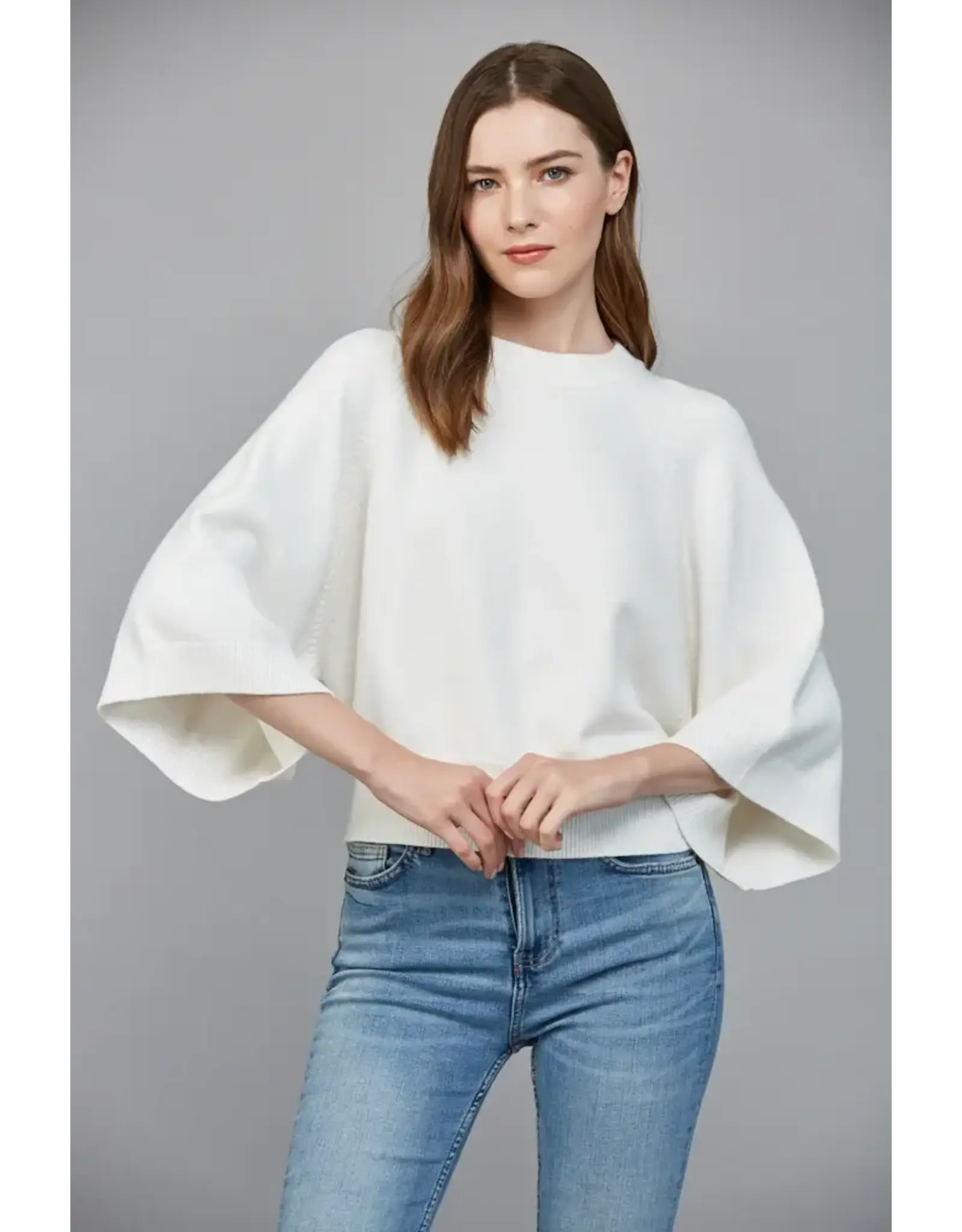 REGLAN SSLV CREW NECK SWEATER