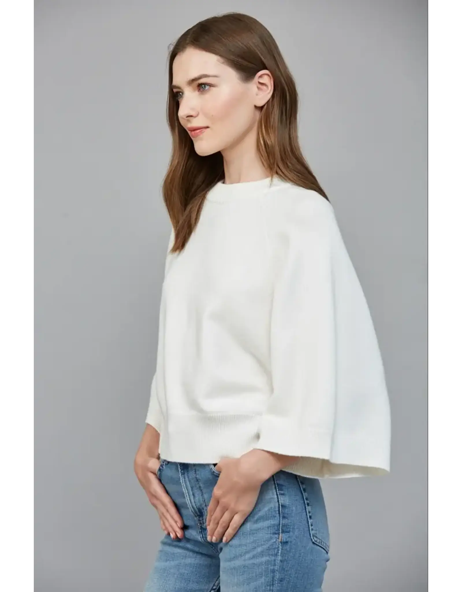 REGLAN SSLV CREW NECK SWEATER