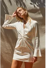 KERRY FRONT TWIST MINI DRESS