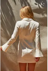 KERRY FRONT TWIST MINI DRESS