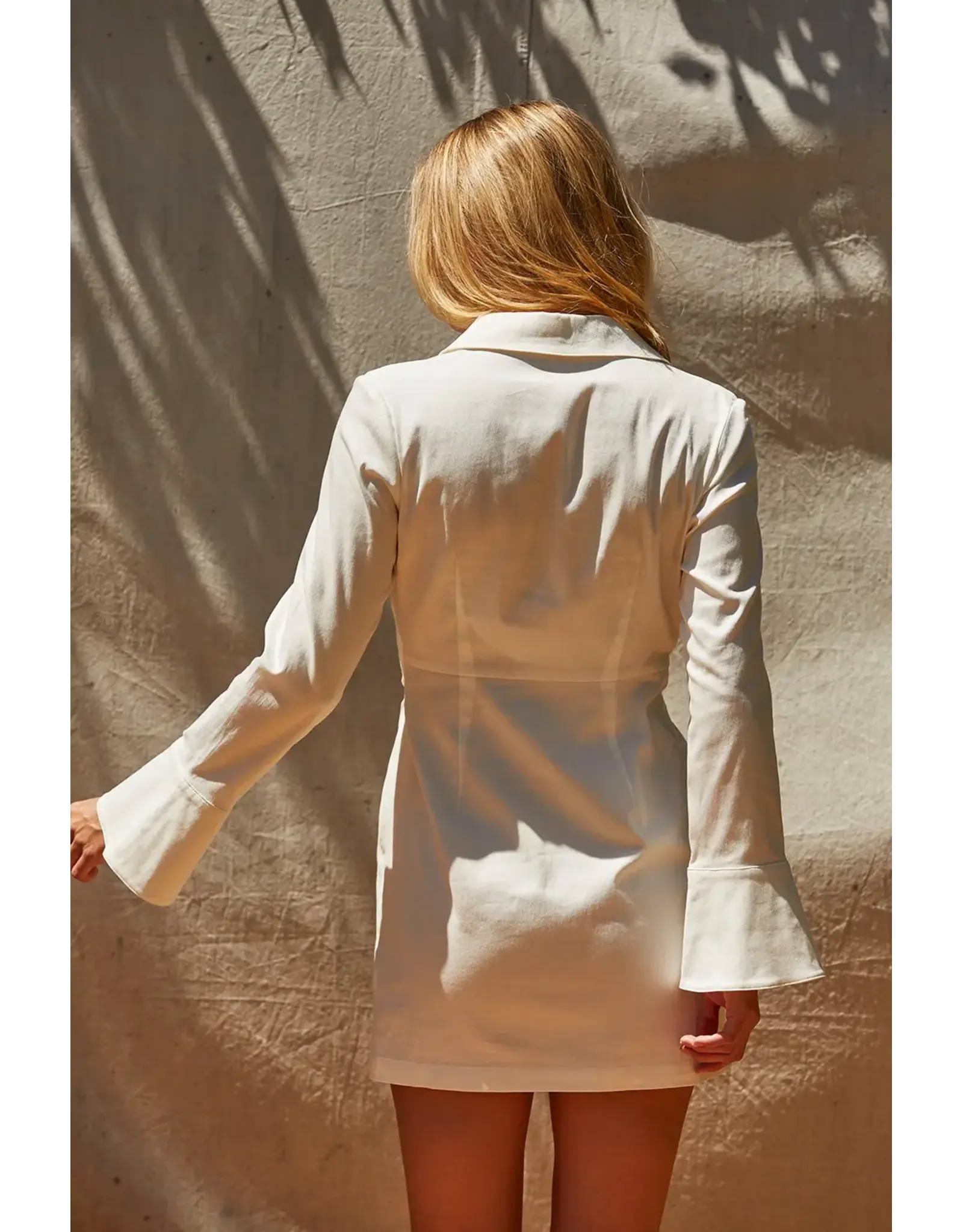 KERRY FRONT TWIST MINI DRESS