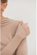 LSLV MOCK NECK BASIC TOP