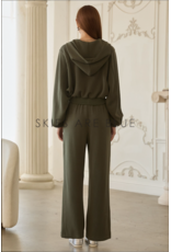 BRUSHED MODAL HOODED JACKET