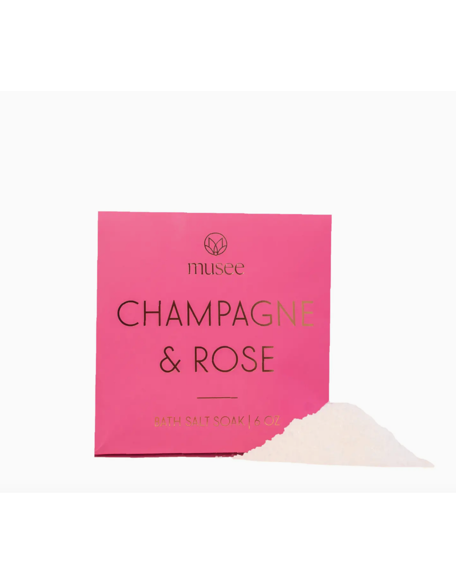 musee Champagne & Rose Mini Bath Salt Soak