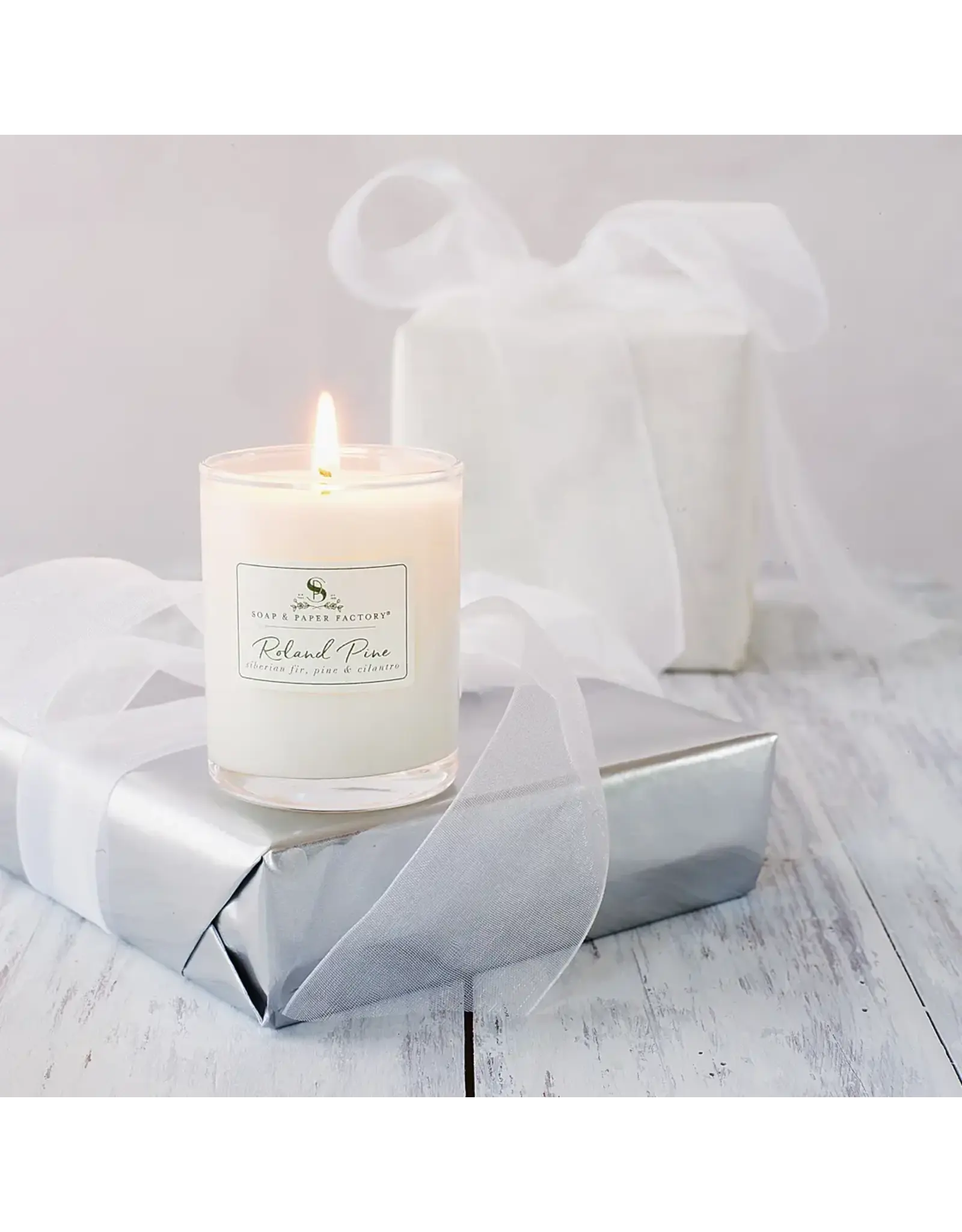 SOAP & PAPER FACTORY ROLAND PINE VOITIVE SOY CANDLE
