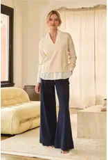 LAYERED SHIRT SWEATER