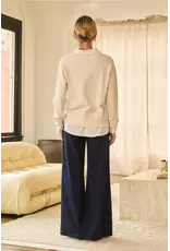 LAYERED SHIRT SWEATER