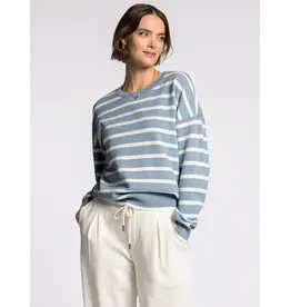 PRESTON SWEATER BLUE STRIPE