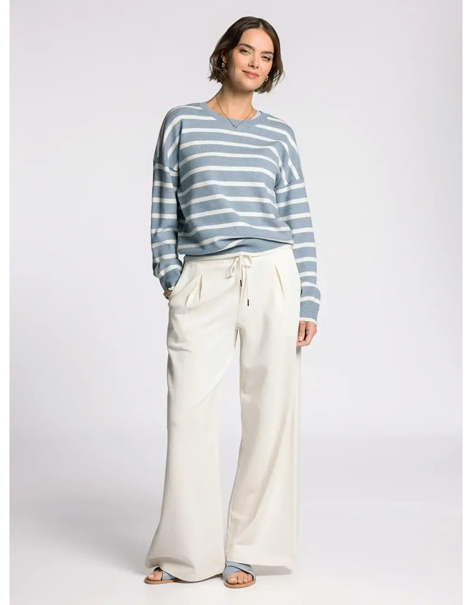 PRESTON SWEATER BLUE STRIPE