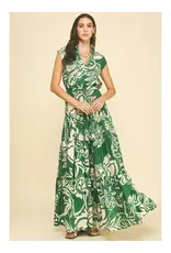 FLORAL TIERED MAXI DRESS