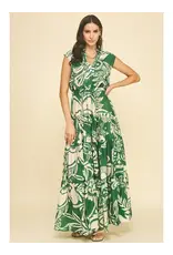 FLORAL TIERED MAXI DRESS