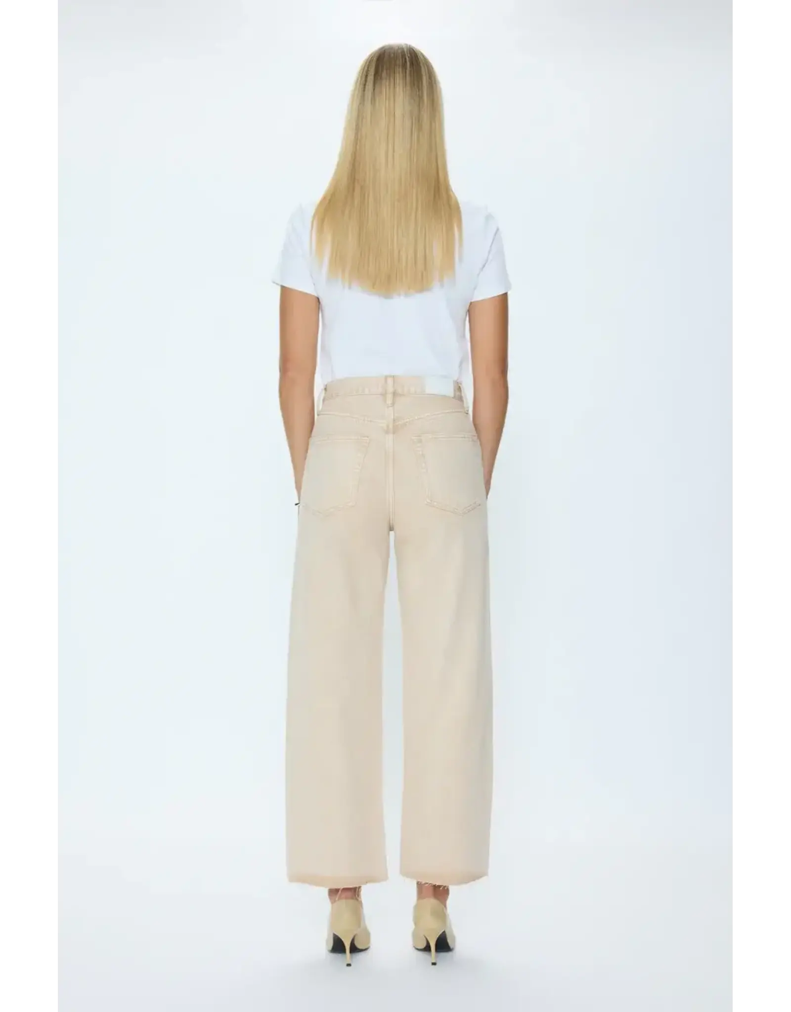 Tate High Rise Bowed Wide Leg