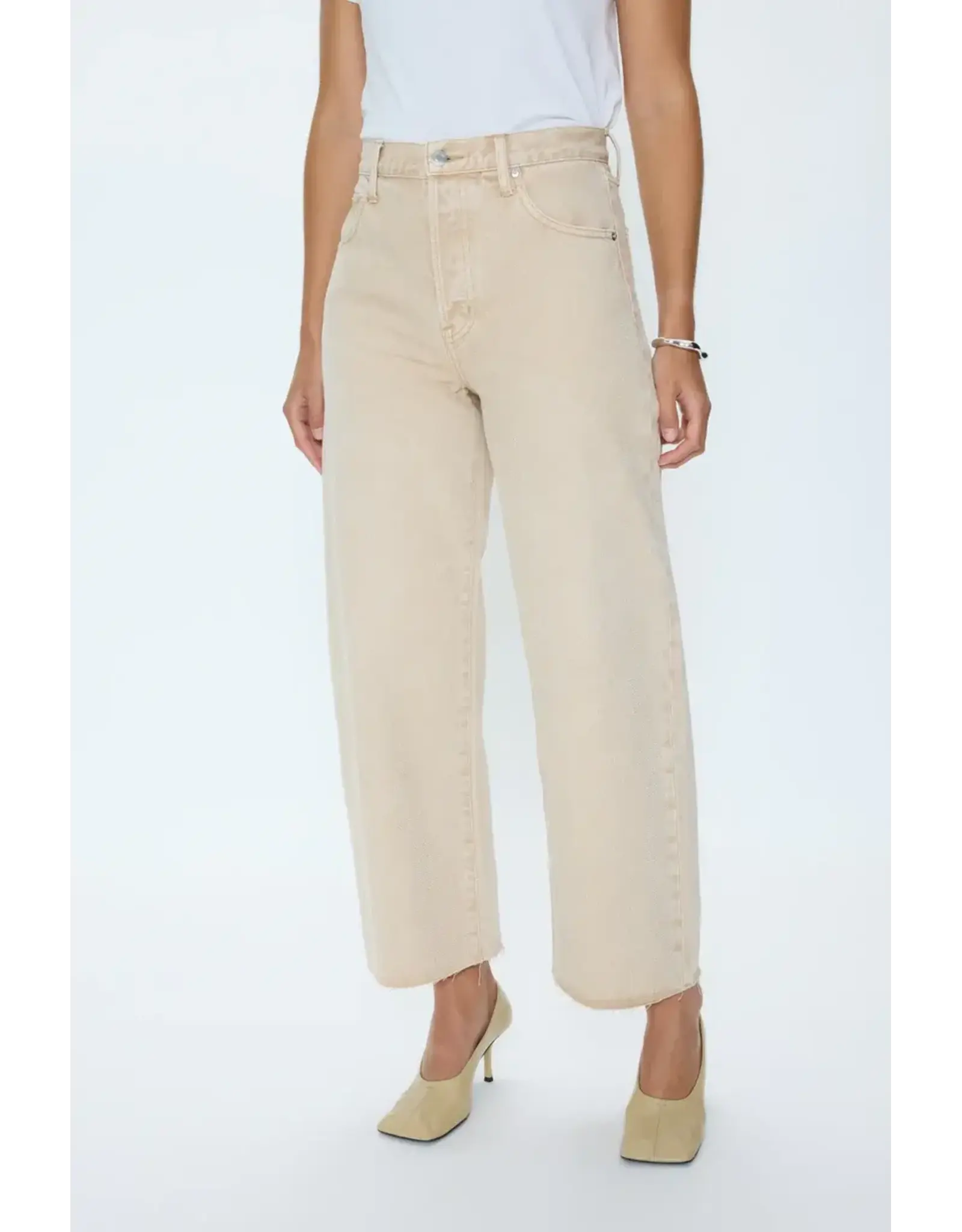 Tate High Rise Bowed Wide Leg