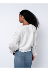 EMBROIDERED BUTTON DOWN TOP