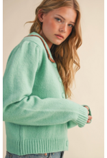 COLLAR DETAIL SWEATER