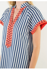 SALMA STRIPED MINI DRESS