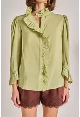 SKYE RUFFLE BLOUSE