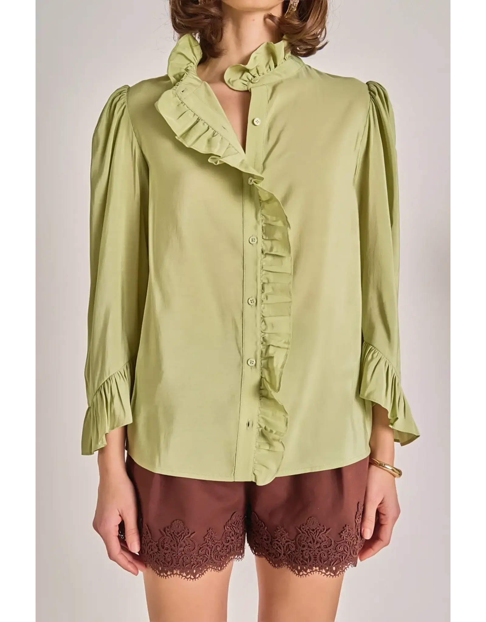 SKYE RUFFLE BLOUSE