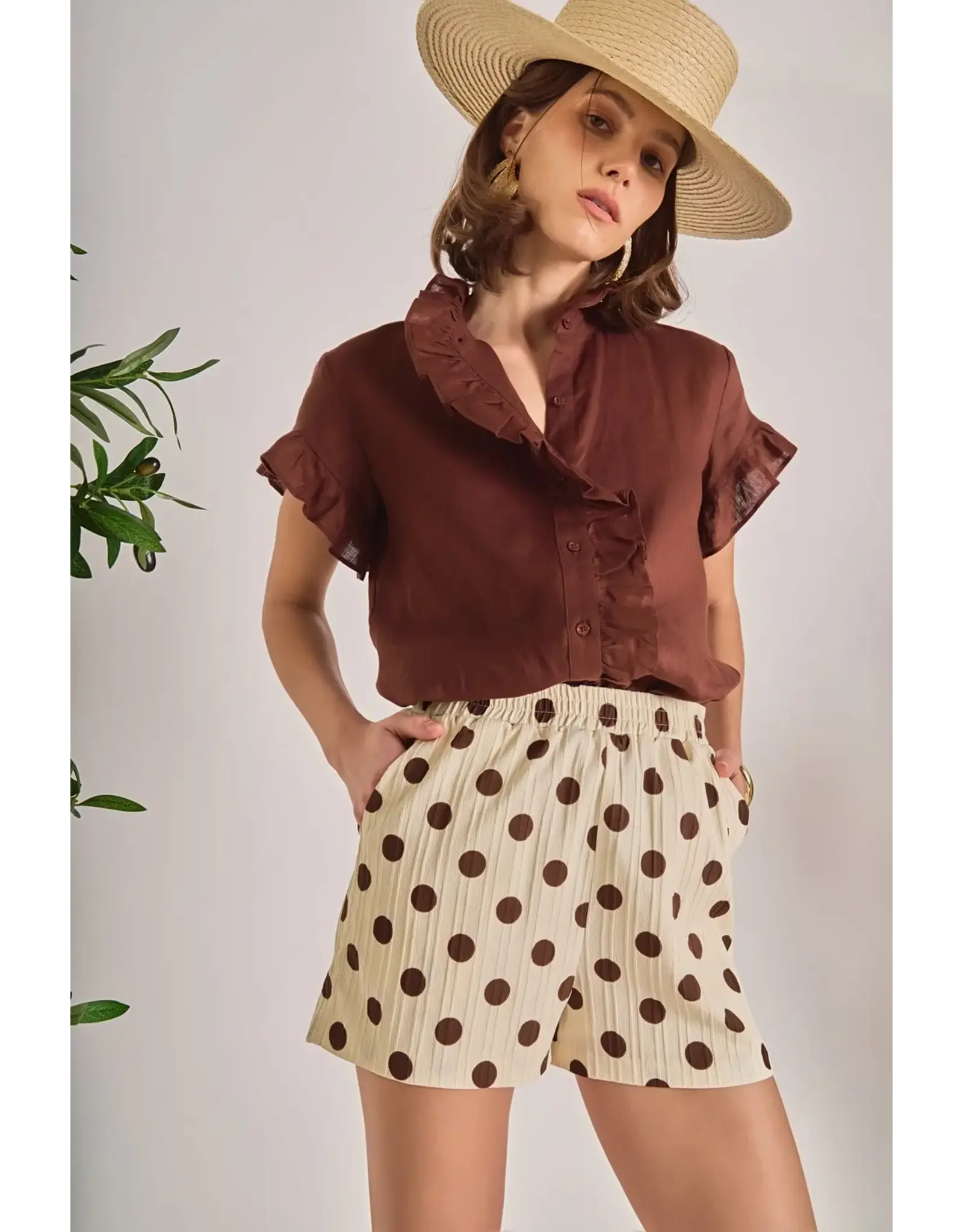 CARLEE POLKA DOT SHORT