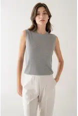 RIBBED SLVLESS KNIT TANK