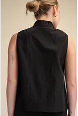 V-NECK SLEEVELESS SWING TOP