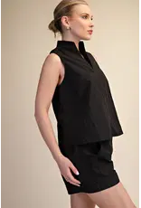 V-NECK SLEEVELESS SWING TOP